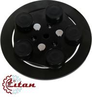 01-0745 Прижимная пластина компрессора кондиционера Титан TM31 D140мм шлиц