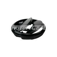 Дефлектор закрывающийся, поворотный, черного цвета