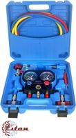 23-0830 Манометрическая станция с быстросъемами в объединенном корпусе R134a R404a R407с R22