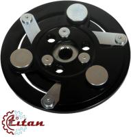 01-0772 Прижимная пластина компрессора кондиционера Титан 7V16 D105мм шлиц