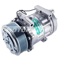 Автомобильный компрессор кондиционера RC-U08125К MotorCool Аналог Sanden 7H15