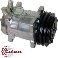 01-0524 Автомобильный компрессор кондиционера Титан 7H15 A2 24V вертикальные выходы