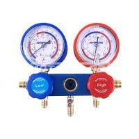 Коллектор с манометрами R134а, R404а. Шкала манометров в "bar" RC-Т0108