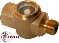 21-0505 Смотровое стекло Титан 3/8 ORFS внутренняя / наружная 11/16-16UNF