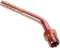 13-1267 Фитинг стальной 8мм 3/8 №6х45˚