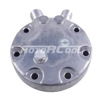 RC-U08183 Крышка компрессора на Sanden 7Н, выходы - вертикальные, O-Ring, 3/4"-16UNF, 7/8"-14UNF, аварийный клапан