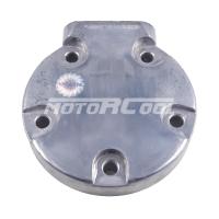 RC-U08185 Крышка компрессора на Sanden 5Н, выходы - вертикальные, вход Ø 15 мм., выход Ø 12 мм