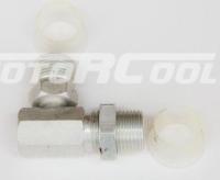 RC-U0705 Фитинг переходный O-Ring x O-Ring [ 1/2x1/2 №8 10мм] алюминий 90°