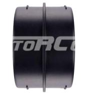 Соединитель для автомобильного воздуховода, Диаметр соединения 80 мм. Длина общая 50 мм. Цвет черный