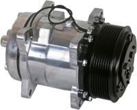 01-2571 Автомобильный компрессор кондиционера Титан 5H09 PV8 12V горизонтальные выходы с заправочными портами