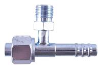 RC-U07325 Фитинг соединительный под обжимку [тройник] сталь d трубки 1/2" G8 №8 [10мм] без стакана