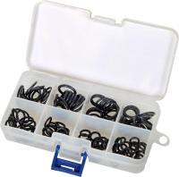 13-1526 Набор колец 140шт Черный