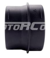 Переходник для автомобильного воздуховода, Диаметр соединения 75 / 80 мм. Длина общая 60 мм. Цвет черный