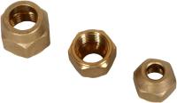 13-0704 Гайка латунная FLARE 7/16-20UNF