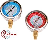 23-0021 Комплект манометров высокого/низкого давления глицериновый R134a R404a R410a R22