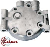 01-0612 Крышка компрессора вертикальная Титан 7H с фланцевым соединением с клапаном сброса давления GT NCC