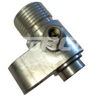 RC-U08398А соединитель на компрессор Mitsubishi средний R134 алюминий резьба 7/8 O-Ring заправочный порт 7/16