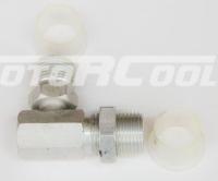 RC-U0706 Фитинг переходный O-Ring x O-Ring [ 3/8x3/8 №6 8мм] алюминий 90°