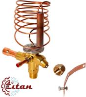 21-2727 Терморасширительный вентиль с внешним уравниванием Титан ТРВ аналог Danfoss TES2 068Z3415 R404a