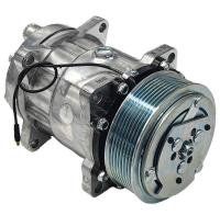 Автомобильный компрессор кондиционера RC-U0827 MotorCool Аналог Sanden 7H15