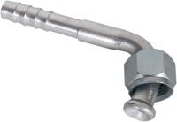 13-1776 Фитинг алюминиевый 8мм 3/8 №6х90˚