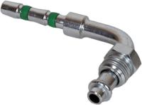 13-0406 Фитинг аналог Manuli 8мм 3/8 №6х90˚ O-RING 5/8-18UNF с гайкой с наружной резьбой