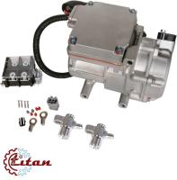 Автомобильный электрический компрессор кондиционера Титан Scroll 24сс 24V