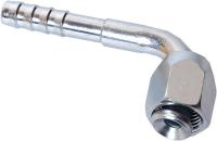 13-0450 Фитинг стальной 8мм 3/8 №6х90˚