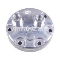RC-U08085 Крышка компрессора на Sanden 7H, выходы - горизонтальные, O-Ring, 1"-14UNS, 1"-14UNS