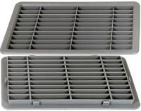 24-0726 Решетка декоративная серая 221х138