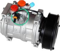 Автомобильный компрессор кондиционера Титан 10PA17C PV8 12V аналог John Deere