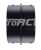 Соединитель для автомобильного воздуховода, Диаметр соединения 90 мм. Длина общая 50 мм. Цвет черный