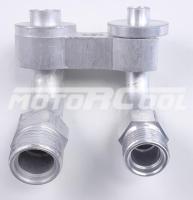 RC-U08405 соединители на компрессор DKS 17C 90° алюминий резьба 3/4 резьба 7/8 O-Ring