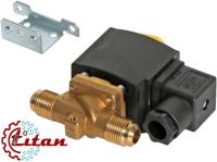21-2862 Клапан соленоидный Титан 3/8 SAE Nс в сборе с катушкой 12V резьба