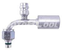 RC-U07341 Фитинг соединительный под обжимку алюминий присоединительный d10 мм O-Ring Гайка-сталь резьба М16х1,5 d трубки 3/8"