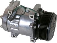 01-2038 Автомобильный компрессор кондиционера Титан 7H15 PV8 24V Direct Mount вертикальные выходы фланцевое соединение аналог SD8203