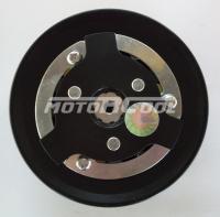 RC-U08483 Шкив в сборе: Opel Insignia2.0, Sanden, PXE16, 6-PK, D 123/120, h 29, H 37, d 35, шлиц ф18,5