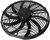 08-1392 Вентилятор 16" Титан 24V Pusher 130W "S" аналог SPAL 385mm 15.2"