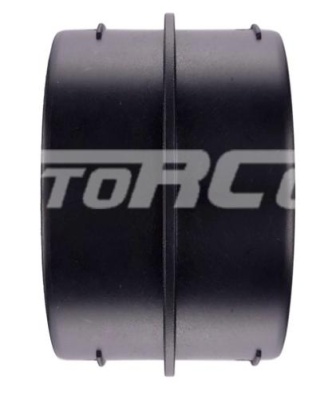 Соединитель для автомобильного воздуховода, Диаметр соединения 60 мм. Длина общая 50 мм. Цвет черный