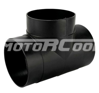 Тройник T -образный, соединительные диаметры 90*90*90 мм