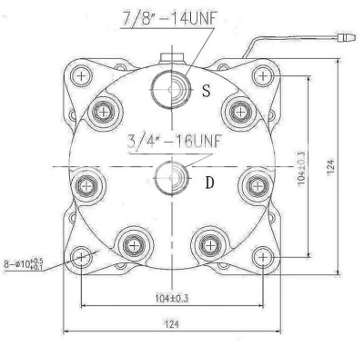 Компрессор RC-U0830 MOTORCOOL