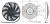 08-1223 Вентилятор 9" Титан 12V Pusher 100W "S" аналог SPAL 225mm 9"