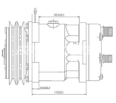 Компрессор RC-U0830 MOTORCOOL