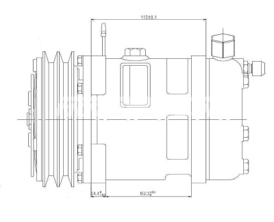 Компрессор RC-U08082 MOTORCOOL