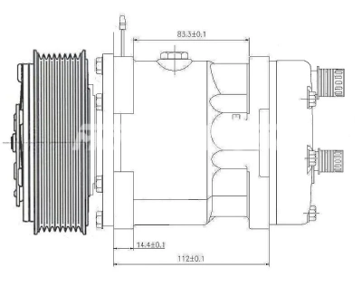 Компрессор RC-U0828 MOTORCOOL