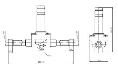 21-1038 Клапан соленоидный Титан EVR6 3/8 ODF Nс аналог Danfoss 032L1212 пайка