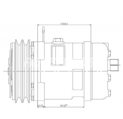 Компрессор RC-U0826 MOTORCOOL