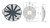 08-1294 Вентилятор 13" Титан 24V Puller 120W аналог SPAL 305mm 12"
