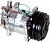 01-2581 Автомобильный компрессор кондиционера Титан 5H14 A2 12V 2х1 вертикальные выходы