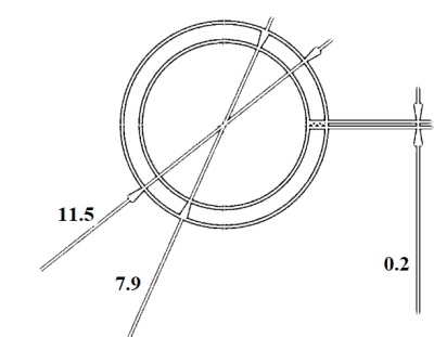 01-1941 Шайба регулировочная под прижимную пластину Титан 7H15 11.5x7.9x0.2мм